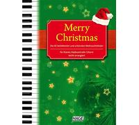Werner Maus Merry Christmas für Klavier, Keyboard oder Gitarr (Copertina rigida)