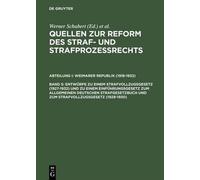 Werner Schubert Entwürfe Zu Einem Strafvollzugsgesetz (1927-1 (Copertina rigida)