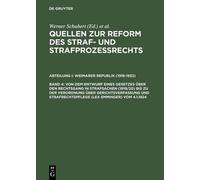 Werner Schubert Von Dem Entwurf Eines Gesetzes Über Den Recht (Copertina rigida)