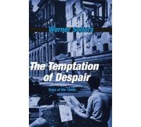 Werner Sollors The Temptation of Despair (Copertina rigida)