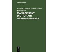 Werner Sommer Hanns-Martin Sch Management Dictionary German- (Copertina rigida)