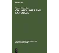 Werner Winter On Languages and Language (Copertina rigida)