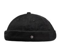 WEROR Dockercap Uomo - Berretto da marinaio - Cappello da pescatore - Berretto in cotone - Cap - WEROR-453.1, Nero , Taglia unica