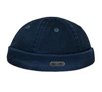 WEROR Dockercap Uomo - Berretto Docker Cap Cappellino da marinaio - Cappello da pescatore in cotone - WEROR-441.1, Blu marino, Taglia unica