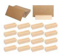 Werownsgso 20 segnaposto in legno, per menu, per biglietti, in legno, per cartoline, per matrimoni, banchetti e feste, compleanni (6,9 x 2,3 x 1,78)
