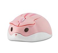 WERPOWER CHUYI Cute Animal Wireless Mouse Cartoon Hamster Shape Mini Travel Mouse 1200DPI Novelty Portable Optical Unique Small Cor.