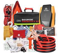 WERPOWER EVERLIT Roadside Emergency Kit, Car Emergency Kit Assistance Multipurpose Car Kit with Digital Air Compressor,12FT Jumper