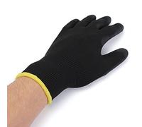 Werse 12 Pairs Black PU Safety Work Guanti Costruttori proteggono i guanti per il rivestimento delle palpebre Opzione S/M / L - L