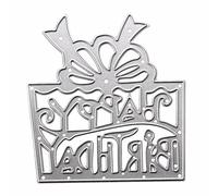 Werse Happy Birthday Gift Metallo Taglio Muore Stencil Scrapbook Diy Album Di Foto Mestiere Di Carte Di Carta