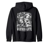 Werther e Lotte Sorrow scrivono Love Gothic Felpa con Cappuccio