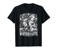 Werther e Lotte Sorrow scrivono Love Gothic Maglietta