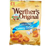 Werther's Original Caramelle cremose, senza zucchero, ideali per Pasqua e festa della mamma, 65 g (confezione da 1)