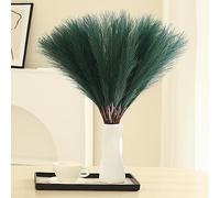 Wertuirk 30 decorazioni in erba di pampa sintetica, lunghezza 61 cm, piccole pompe artificiali per matrimoni, centrotavola e decorazioni per la casa Boho (verde)