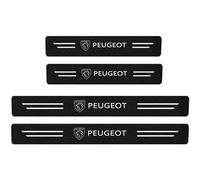 WERTYUV 4 Pezzi Adesivo Battitacco, per Peugeot 2008 2020-2024 Prevenire Usura Antiscivolo Protezione AntiGraffio Striscia Car Accessori