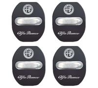 WERTYUV 4 Pezzi Copertura della Serratura della Portiera Dell'auto, per Alfa Romeo Stelvio/Giulia/Giulietta/Sportiva/Mito Copri Serratura Antiruggine Portiera Dell'auto,B