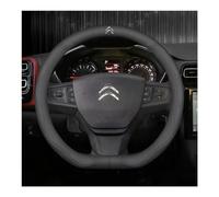 WERTYUV Auto Coprivolante, per Citroen Jumper 2007-2022 Fiat Ducato 2021+ Impermeabile Inodore Durevoli Copri Volante Pelle Auto Antiscivolo Ultraleggero Confortevole,D