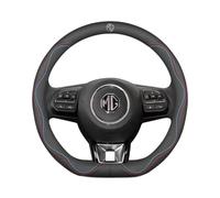 WERTYUV Auto Coprivolante, per MG HS 2018-2023 2024 Impermeabile Inodore Durevoli Copri Volante Pelle Auto Antiscivolo Ultraleggero Confortevole,D