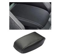 WERTYUV Cuscino Bracciolo Auto, per Peugeot 208 e-208/2008 2014-2019 vestibilità Perfetta Traspirante bracciolo Centrale Confortevoli Impermeabile Accessori,C-Black White