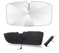WERTYUV Ombrello Parasole Auto Parabrezza, per Fiat 500/500C/500E/Abarth 500 2007-2022 2023 2024 Durevole Protezione dalla Polvere Pieghevole E Portabil Privacy Accessori