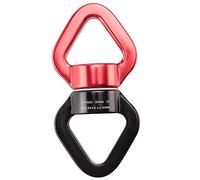 Werwing Anello universale girevole a 360° per impieghi gravosi, capacità di 3000 kg, per arrampicata all'aperto, amaca per yoga aereo, rosso e nero