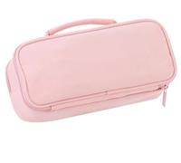 Werwing Astuccio spazioso in tela con manico, resistente astuccio portapenne per materiale scolastico, ragazzi e studenti universitari, nero, rosa, Taglia unica, Unisex Professionale