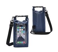 Werwing Borsa a botte pieghevole in fibra di carbonio da 2 litri: custodia per telefono touchscreen con separazione asciutto-bagnata per nuoto, escursionismo e avventure in spiaggia, Blu reale, Taglia