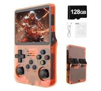 Werwing - Console portatile per giochi retrò - Schermo IPS da 3,5", Batteria da 3500mAh, Scheda MicroSD da 128GB, oltre 20.000 giochi preinstallati, sistema operativo Linux