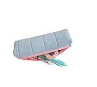 Werwing Elegante trousse da viaggio in peluche, resistente, con cerniera, per donne e uomini, graziosa trousse estetica, mini portaoggetti per ufficio e uso quotidiano (design compatto e alla moda),