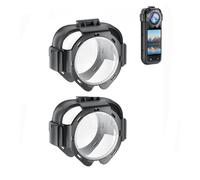 Werwing Protezione per lenti a scatto per Ying Shi Insta 360X5, anti-appannamento, in vetro rinforzato, protezione da bordo a bordo (confezione da 2)