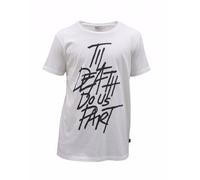 WeSC Uomo Joseph Til Death Do Us Part Maglietta Bianca