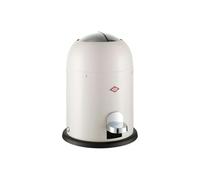 WESCO Mini Master - Pattumiera per cosmetici, colore sabbia opaco, lamiera d'acciaio verniciata a polvere, volume 6 litri, inserto in plastica, pedana