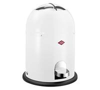 Wesco Pattumiera Mini Master 6 Litri, Plastica, Bianco, 26,4 x 26,4 x 36 cm