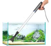 Wesditly Aspirapolvere per Ghiaia per Acquario manuali, Aspiratore per Acquario con Tubo Lungo 2m e Tubo Estensibile, Sifone Aspirapolvere per Il Cambio d'Acqua Pulizia della Ghiaia e della Sabbia
