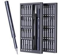 Wesdut Set di cacciaviti piccoli 50 in 1, super resistenti, piccolo cacciavite Torx adatto a tutti i campanelli ad anello, mini kit di riparazione magnetico di precisione per orologi, laptop,