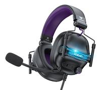 WESEARY Cuffie da gioco cablate per Xbox, PS5, PS4, Switch, PC, mobili, suono surround con microfono ENC con cancellazione del rumore, driver da 50 mm, cuscinetti in morbida memory foam, design