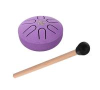 WESIEVYA 1 Set Di Tamburo A Lingua Piccolo Tamburo A Mano in Acciaio Con Bacchette Strumento A Percussione Per Ragazzo Ragazza Mini Strumenti Musicali