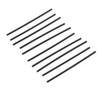 WESIEVYA 10 Pezzi Marcatori per Intarsi Laterali Tastiera Chitarra 1,5mm Nero 50mm per Strumenti Musicali Xilofoni Migliorano Precisione Note e Qualità Suono Uso Personale e Occasionale