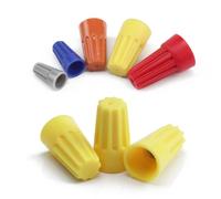 WESIEVYA 102 Pezzi Connettore Elettrico per Cavi, Set, Terminali a Vite con Cappucci a Molla, Pvc, Molle Coniche, senza Attrezzi, Riutilizzabili, per Cablaggio Domestico e Fili