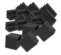 WESIEVYA 16 Pezzi Trappole Per Bassi Fonoassorbenti in Pannelli Acustici Per Isolamento Sonoro Trattamento Acustico e Diffusore Acustico Per Studi Musicali e Ktv