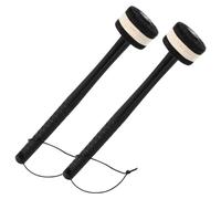 WESIEVYA 1paio Bacchette Per Batteria Professionali Mallet Per Rullante e Grandi Strumenti Percussione Manico Variabili Design Leggero e Portatile Accessori Per Musicisti e Insegnanti