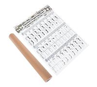 WESIEVYA 1pezzi Chord Practice Chart Per Clarinetto Guida Pratica Per Principianti Con Chiarimenti Visivi e Materiale Resistente