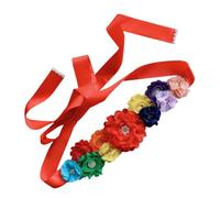 WESIEVYA 1pezzi Cintura Decorativa Con Perle e Strass Per Donne Cintura Raso Per Festa e Cerimonia Accessorio Elegante Per Da Maternità e Occasioni Speciali