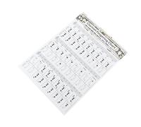WESIEVYA 1pezzi Clarinet Chord Practice Chart Guida Visiva Per Principianti Tabella Di Pratica Per Note e Dita Poster Coated Per Chiarinetto