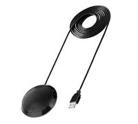 WESIEVYA 1pezzi Microfono Condensatore Usb Per Registrazioni e Conferenze Design Rotondo Cattura Voci Alta Fedeltà Compatibile Con Computer e Laptop Cavo Usb Super Per Massima Libertà Di