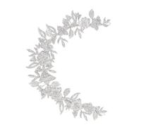 WESIEVYA 1pezzi Shiny Floral Rhinestone Waist Chain for Bride Elegant Wedding Accessory for Special Occasions Dances Parties Engagements