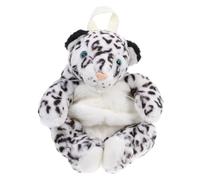 WESIEVYA 1pezzi Zaino Plush Leopardo Per Ragazzo Ragazza Cartone Animato e Adorabile Per Scuola e Design Unico Per Piccoli Amanti Degli Animali