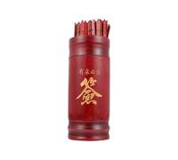 WESIEVYA 1set Bastoncini Divinazione Buddhista in Stile Cinese con Secchiello e Manuale Portatile e Leggero per Casa e Ufficio Bastoncini Fortuna Duraturi Gioco Divinazione Unico per