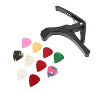 WESIEVYA 1set Capo Per Chitarra Con Plettri Colorati Clip Modificata Per Tono Accessori Leggeri e Funzionali Per Musicisti Facile Da Usare e Reposizionare Senza Disturbare Accordatura