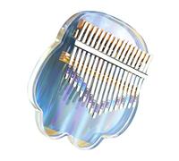 WESIEVYA 1set Kalimba Portatile Trasparente Acrilico Chiavi Pianoforte Finger Piano Per Principianti Include Scatola Trasporto e Manuale Studio Strumento Musicale Per Adulti e Ragazza