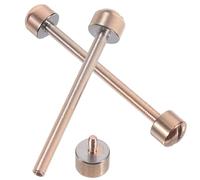 WESIEVYA 2 Pezzi Aste per Viti Orologio in Oro Rosa, Asta di Collegamento per Cinturino 18 Mm, Tubo a Vite Avvitabile per Riparazione Orologi, Accessori per Orologiai e Gioiellieri